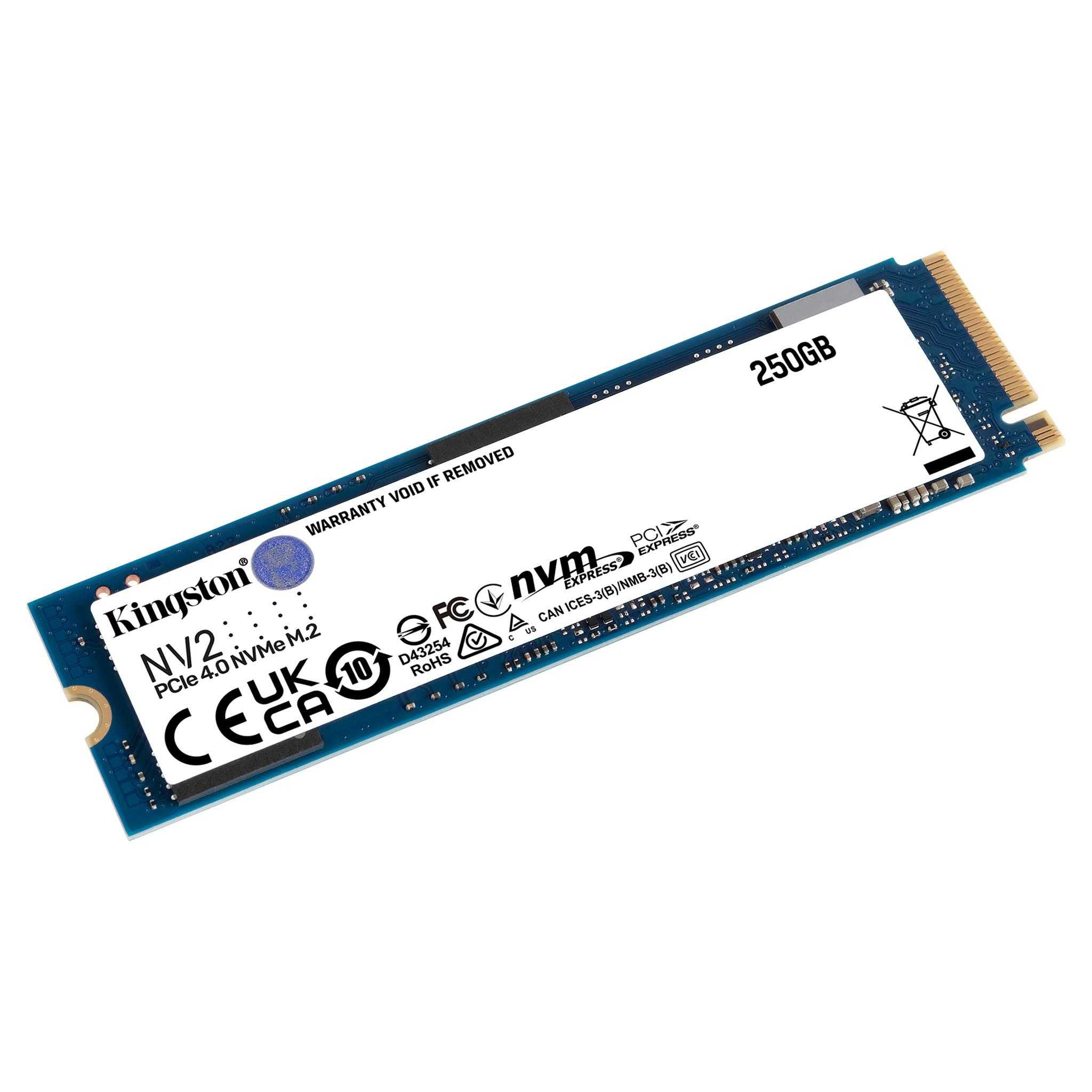 Kingston SSD Kingston, SNVS, M2-2280, 250GB, PCI Express 3.0 x4 NVMe