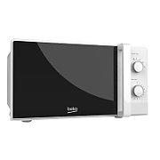 Cuptor cu microunde Beko MOC20100WFB, capacitate 20L, 700 W, dezghetare, timer, 6 trepte de putere, control mecanic, alb