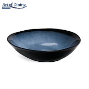   BOL OVAL CERAMICA 20 CM, SERENITY
Lungime: 20.6 cm
Latime:  17.6 cm
Inaltime:  5.1 cm
Material: ceramica 
Culoare: albastru cu efect (double reactive glaze blue)
Aspect lucios glazurat interior/exterior
Ambalaj: sticker 