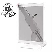 Stand tableta si telefon mobil Barkan T71HL, 7  - 14 , Greutate maxima 1.4kg, Culoare: Alb.