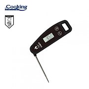 DIGITAL KITCHEN THERMOMETER Dimensions: 12.8 x 4.6 x 1.7 cm Temperature range :-50~300C Material: stainless steel + plastic (SS304+ABS) Includes 1 x CR2032 battery