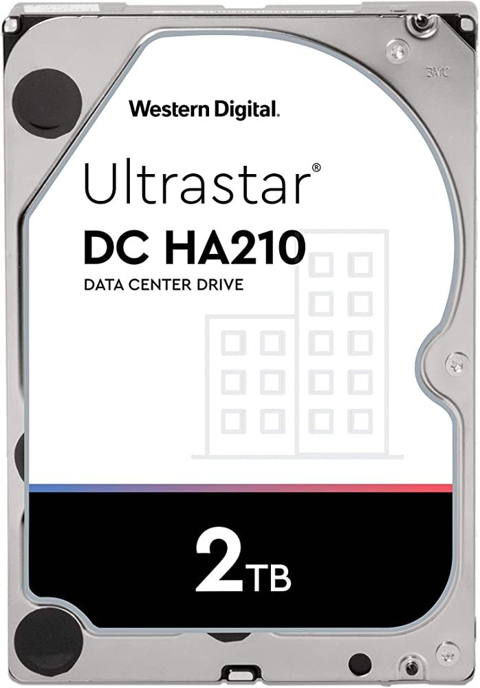 HDD Server WD/HGST Ultrastar 2TB DC HA210 (3.5’’, 128MB, 7200 RPM, SATA 6Gbps, 512N SE) SKU: 1W10002_1