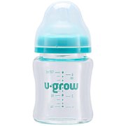 Biberon de sticla 120 ml+2 tetine extra