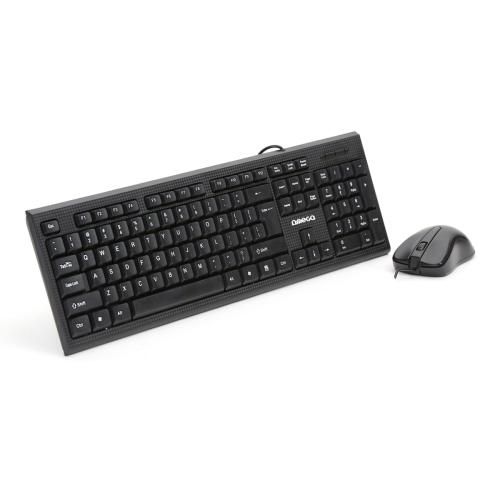 OMEGA WIRED US KEYBOARD KIT + MOUSE OKM-09 USB BLACK