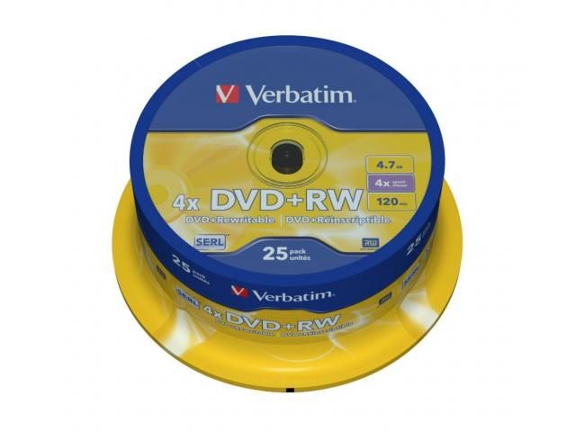 VERBATIM DVD+RW 4X spindle 25_1