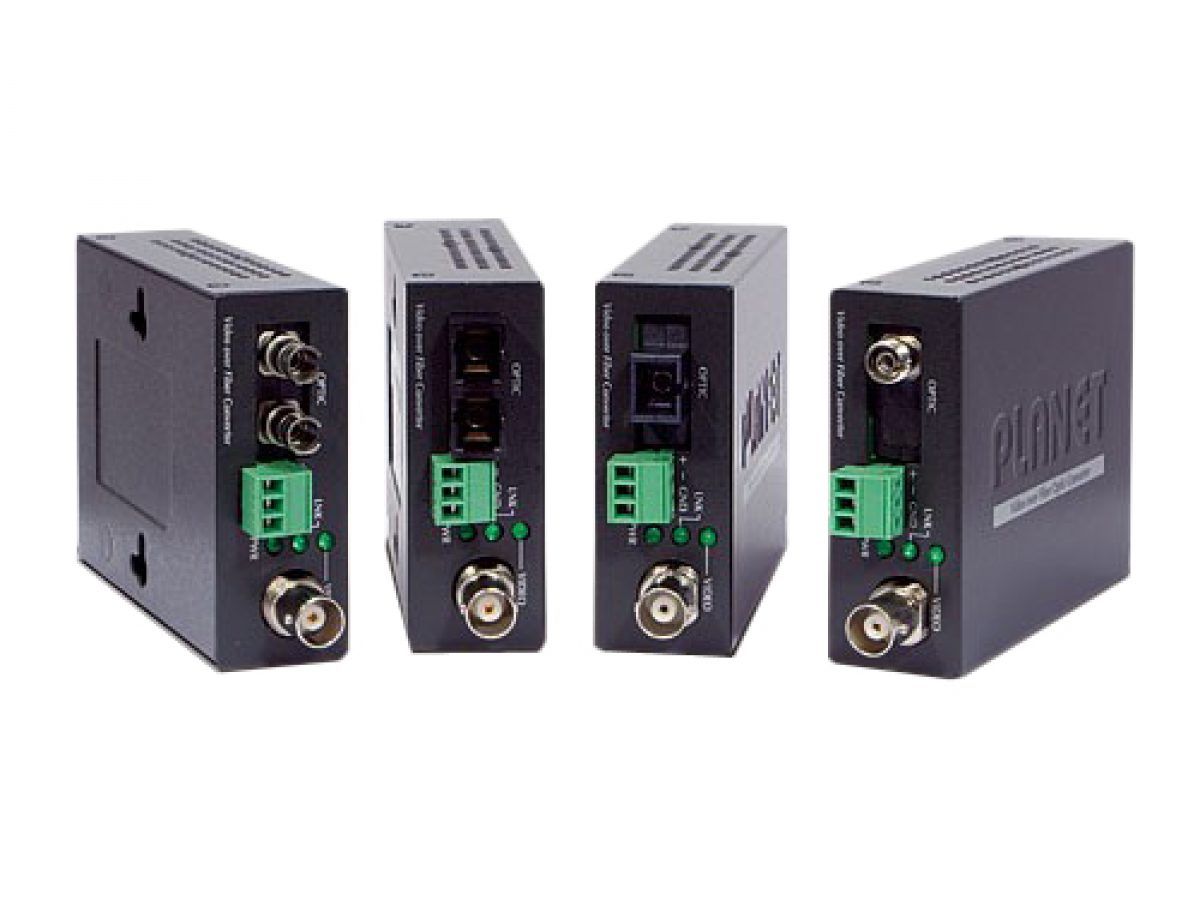 Planet Video over Fiber(WDM) converter, a pair include A & B in package_1