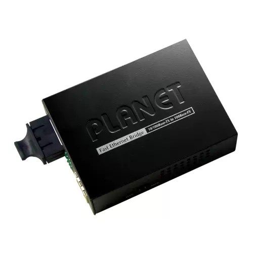 Planet 10/100TX - 100Base-FX (SC) Single Mode Bridge Fiber Converter - 15KM, LFPT_1