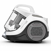 Aspirator fara sac Rowenta Swift Power Cyclonic RO2957EA, 750W,Clasa A , tehnologie ciclonica, 7.6m, motor Effitech, Animal Care, Alb/Negru