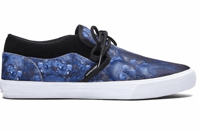 SUPRA CUBA BLUE LEVITAS PRINT-WHITE, 44.5