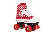 ROLE ROOKIE CANVAS HIGH POLKA DOTS 40.5 ROSU ALB
