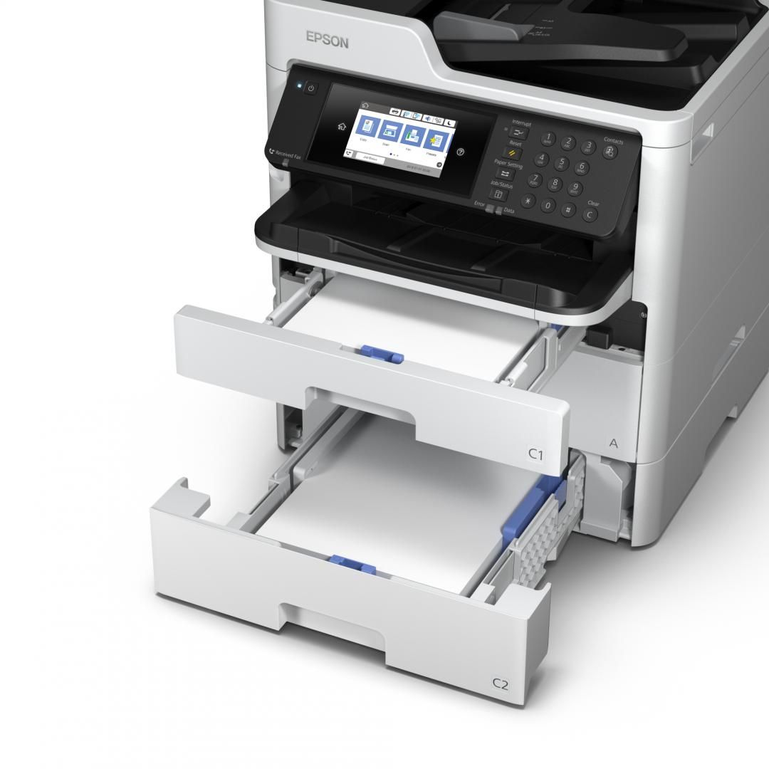 Imprimanta multifunctionala inkjet color Epson WF-C579RDWF, A4, duplex, ADF, USB 2.0, Wi-Fi, 34 ppm negru, 34 ppm color