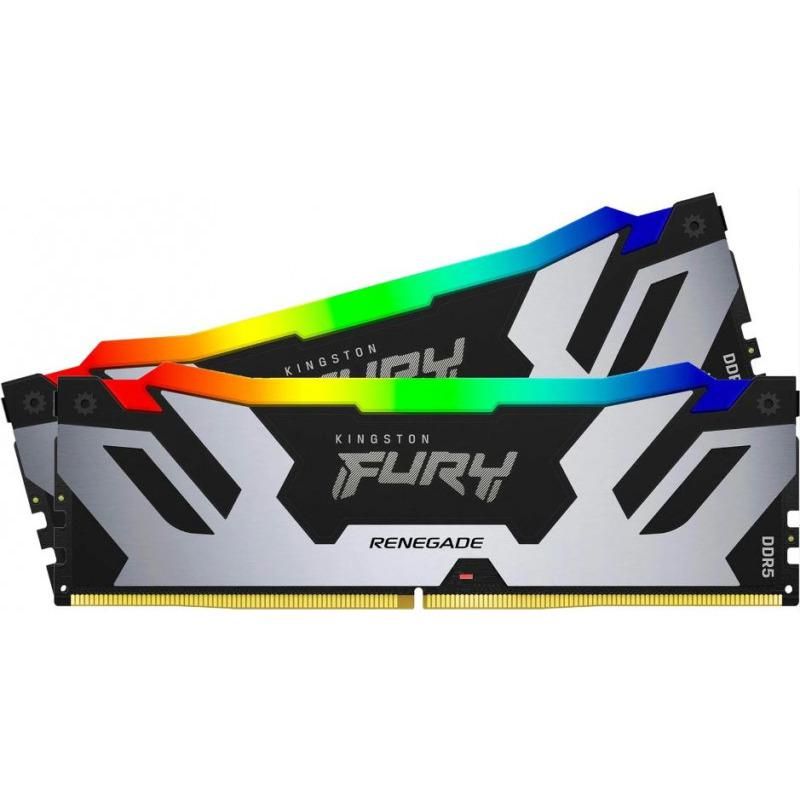 Memorie RAM Kingston Fury Renegade RGB, DIMM, DDR5, 32GB, CL32, 6400MHz. kit of 2_1