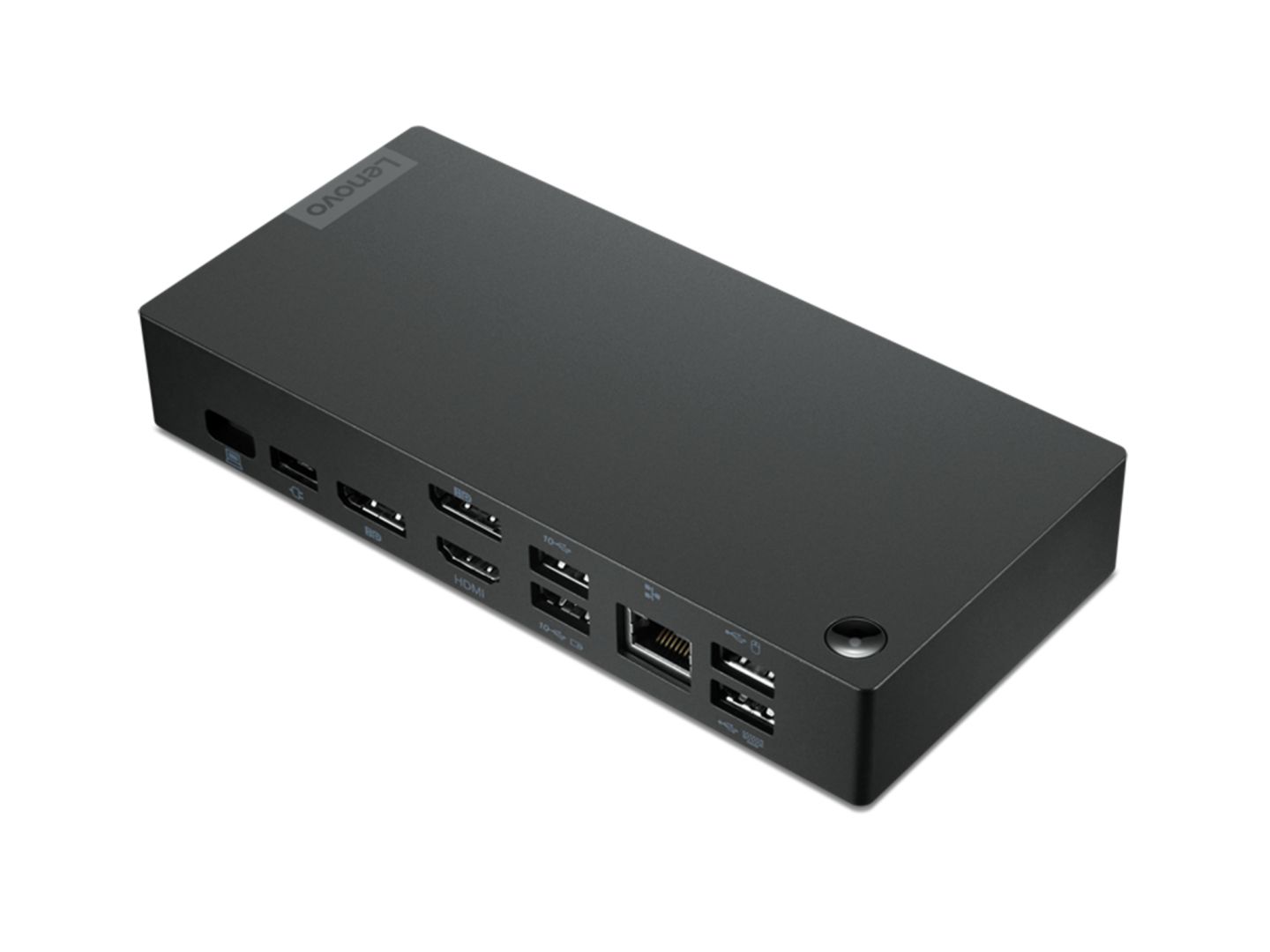 Lenovo USB-C Dock (Windows Only), Video Ports: 2 x Display Port,1 x HDMI Port, Output Power: 65W with 90W power adapter connected_1
