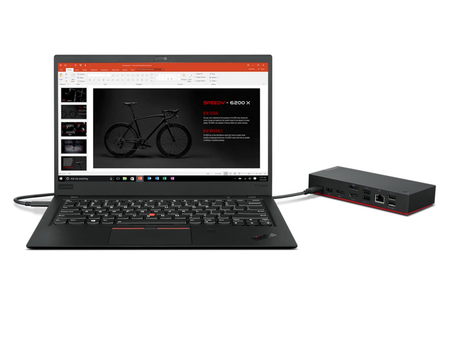 Lenovo USB-C Dock (Windows Only), Video Ports: 2 x Display Port,1 x HDMI Port, Output Power: 65W with 90W power adapter connected_4