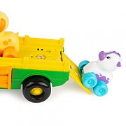 Tractoras cu remorca,animalute si sunete