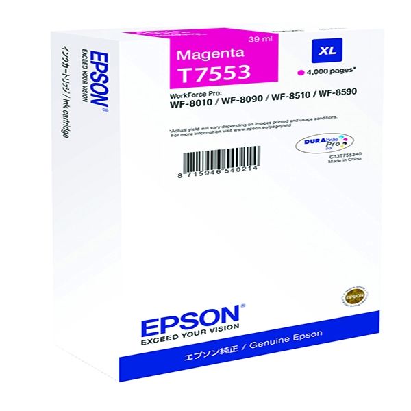 Cartus cerneala Epson T754140 ,Negru ,202 ml ,Original (T754140) 