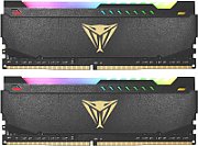 PATRIOT Viper Steel RGB DDR4 32GB 2x16GB 3200MHz w/ Black heatshield Dual Kit