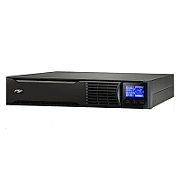 UPS FORTRON Online cu Sinusoida Pura, rack,  1000VA/  900W, AVR, 3 x socket Schuko, display LCD, 2 x baterie 12V/9Ah, USB, RS232, dubla conversie, rack 2U, Champ 1K Rack  PPF9001401   (include TV 10lei)