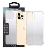 HUSA SMARTPHONE Spacer pentru Iphone 14 Plus, grosime 1.5mm, protectie suplimentara antisoc la colturi, material flexibil TPU, transparenta  SPPC-AP-IP14PL-CLR 