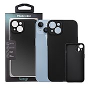 HUSA SMARTPHONE Spacer pentru Iphone 14, grosime 1.5mm, material flexibil TPU, negru  SPPC-AP-IP14-TPU 