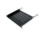 Raft fix perforat Triton 19  1U/650 capacitate incarcare 80kg, negru