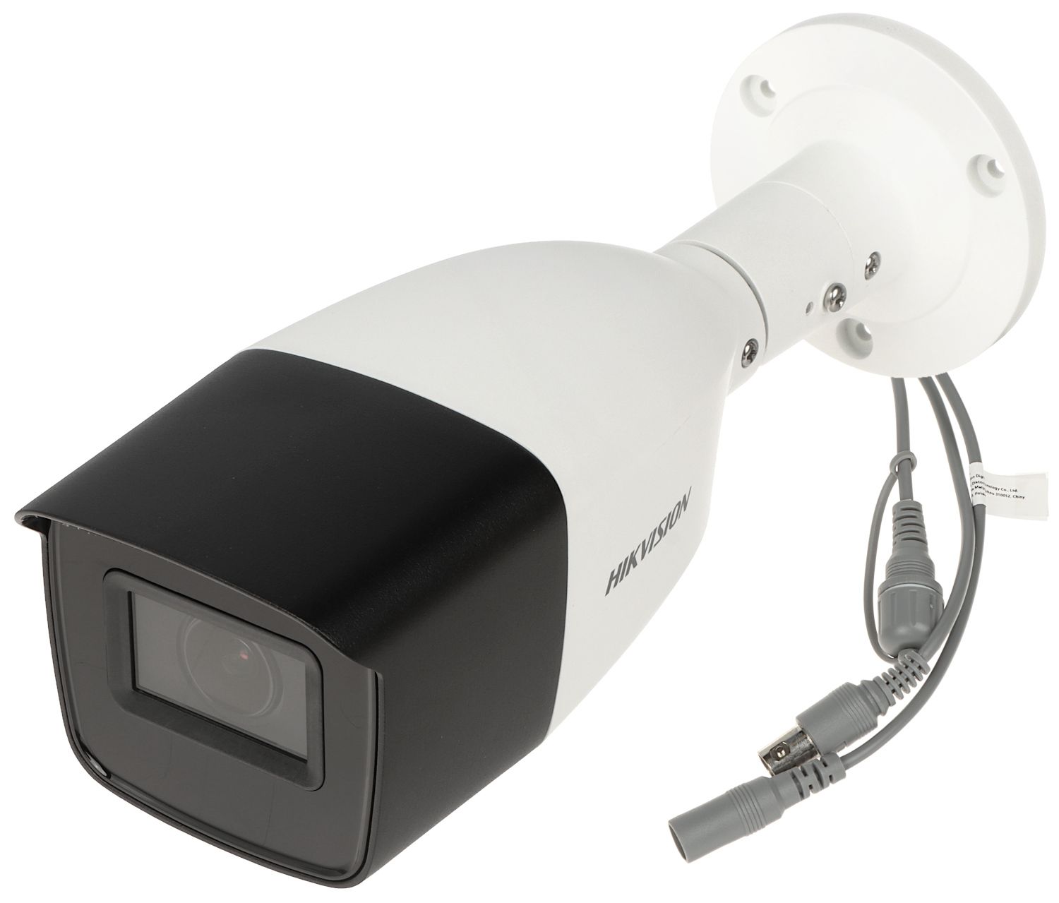Camera supraveghre  Hikvision Bullet DS-2CE19D0T-VFIT3F  2.7-13.5mm varifocala, senzor de imagine: 2 MP, 1920 × 1080 resolution, IR 40M, IP67, Digital WDR, temperatura de functionare: -40°C to 60°C, dimensiuni: 84.5 mm × 92 mm × 255.1 mm, greutate: 0,682 kg.