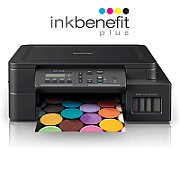 Imprimanta multifunctionala inkjet color Brother DCP-T525W, A4, USB 2.0, Wi-Fi, 17 ppm negru, 9.5 ppm color