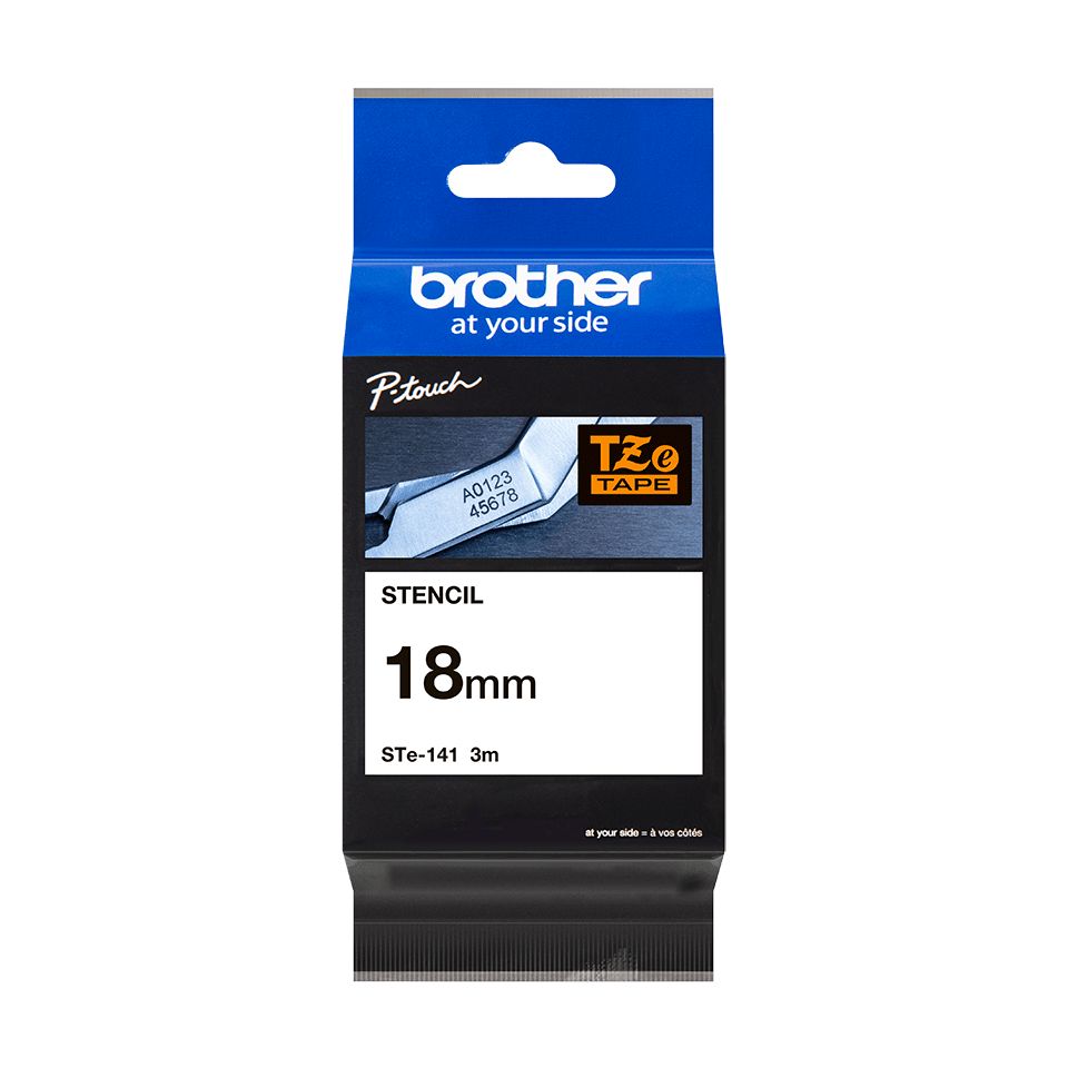 BROTHER STE141 TAPE 18MM STENCIL