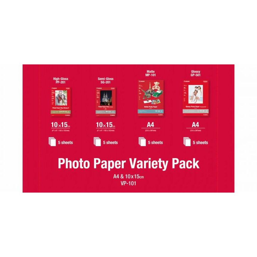 CANON 101SA4 PAPER PH VARIETY A4+VP101