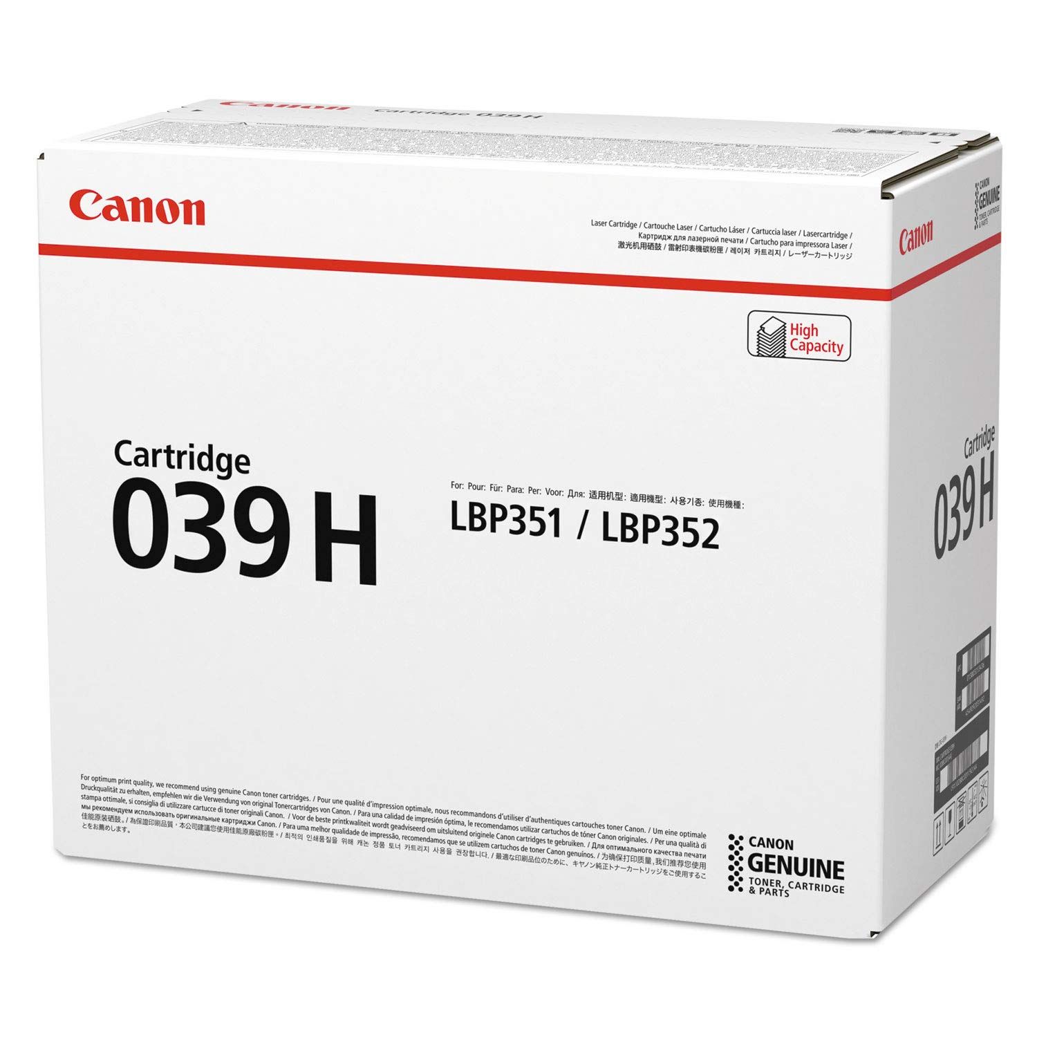Cartus toner Canon 0288C001AA ,Negru ,25 000 pagini ,Original (CRG039H) 