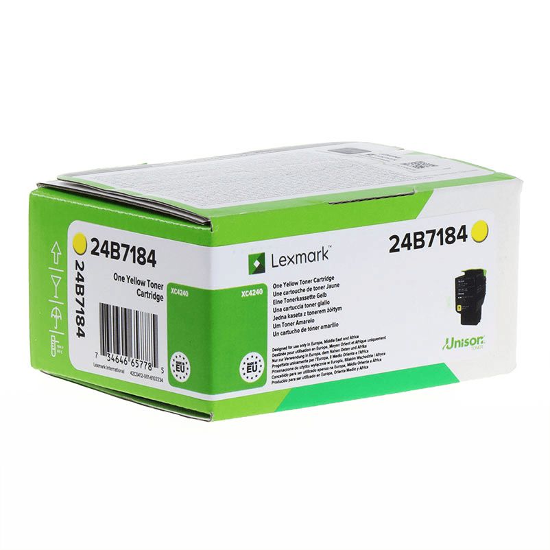 Cartus toner Lexmark 24B7184 ,Galben ,6000 pagini ,Original (24B7184) 
