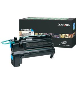 Cartus toner Lexmark C792X1CG ,Albastru ,20 000 pagini ,Original (C792X1CG) 