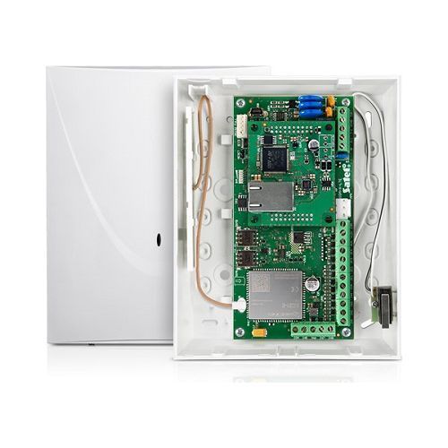 Comunicator Satel GSM-X LTE, Comunicator universal GSM 4G, Dual SIM(nano-SIM), 8 intrari programabile, carcasa OPU-2 B, Antena LTE inclusa