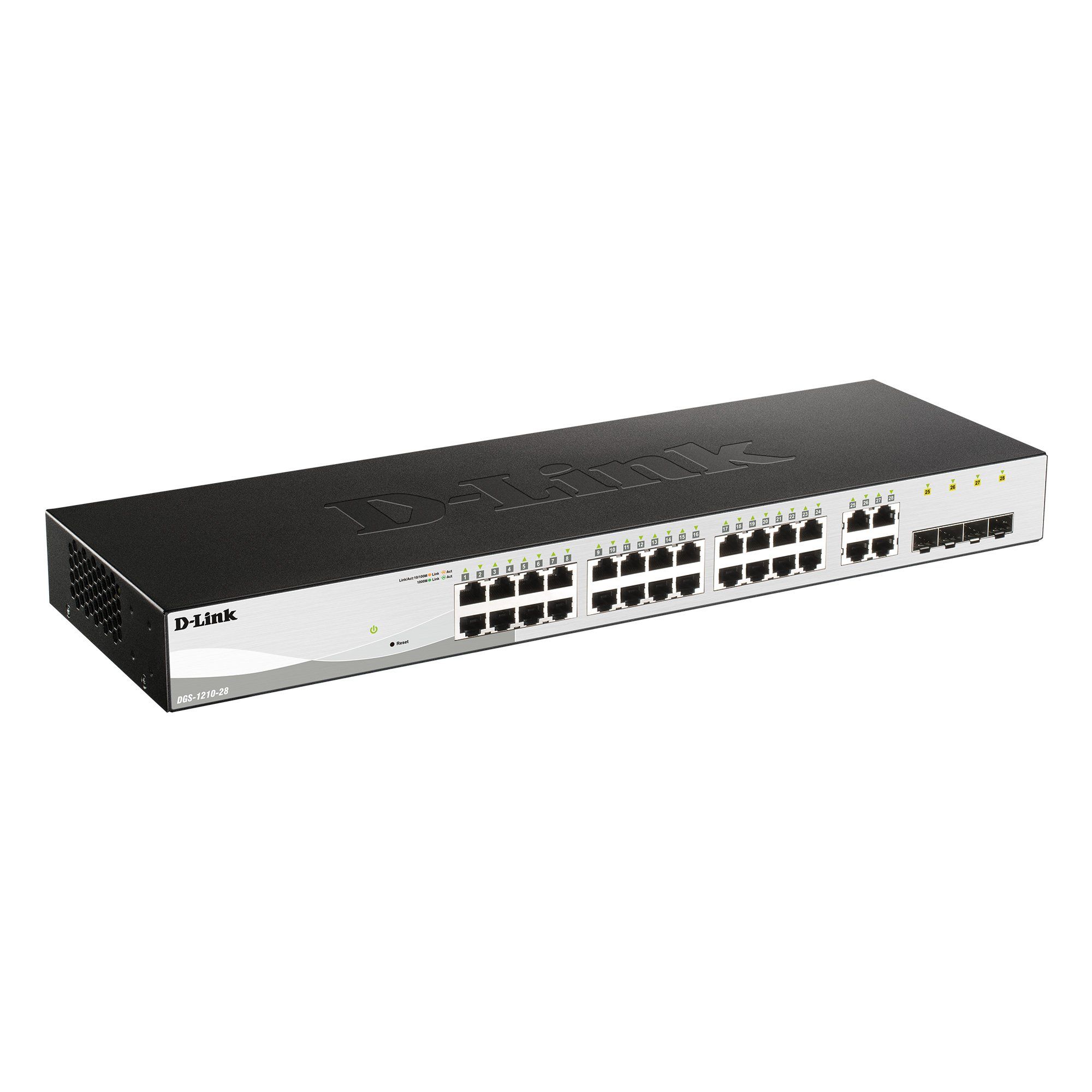Switch D-Link DGS-1210-28/E, 24 porturi 10 / 100 / 1000 MBs