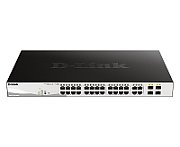 Switch D-Link DGS-1210-28/E, 24 porturi 10 / 100 / 1000 MBs