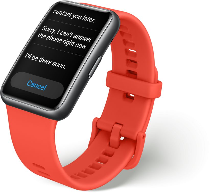 Huawei Stia-B09 Watch Fit New Smartwatch 42mm pomelo red_1