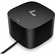 HP Dock Thunderbolt G4 120W, Porturi: 1x USB Type-C/ 4x USB-A 3.2/ 1x audio jack/2x DisplayPort 1.4/ 1x RJ-45/ 1xHDMI 2.0/ 1 x port USB-C DP alt mode 1 x port Thunderbolt 4, Dimensiuni:98 x 98 x 68 mm. Greutate: 0.68Kg.