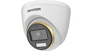 Camera de supraveghere Hikvision Turbo HD turret DS-2CE72DF3T-FS(3.6mm) (O-STD) 2MP, Color Vu - imagini color pe timp de noapte, mirofon audio incorporat, Aperture F1.0, Color Vu - imagini color pe timp de noapte, mirofon audio incorporat, Aperture F1.0, senzor: 2 MP CMOS, rezolutie: 1920 (H) ×