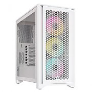 Carcasa Corsair iCUE 4000D RGB Airflow, Middle Tower, eATX, Alb 