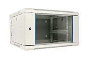 EXTRALINK 6U 600X600 AZH wall-mounted rackmount cabinet swing type gray