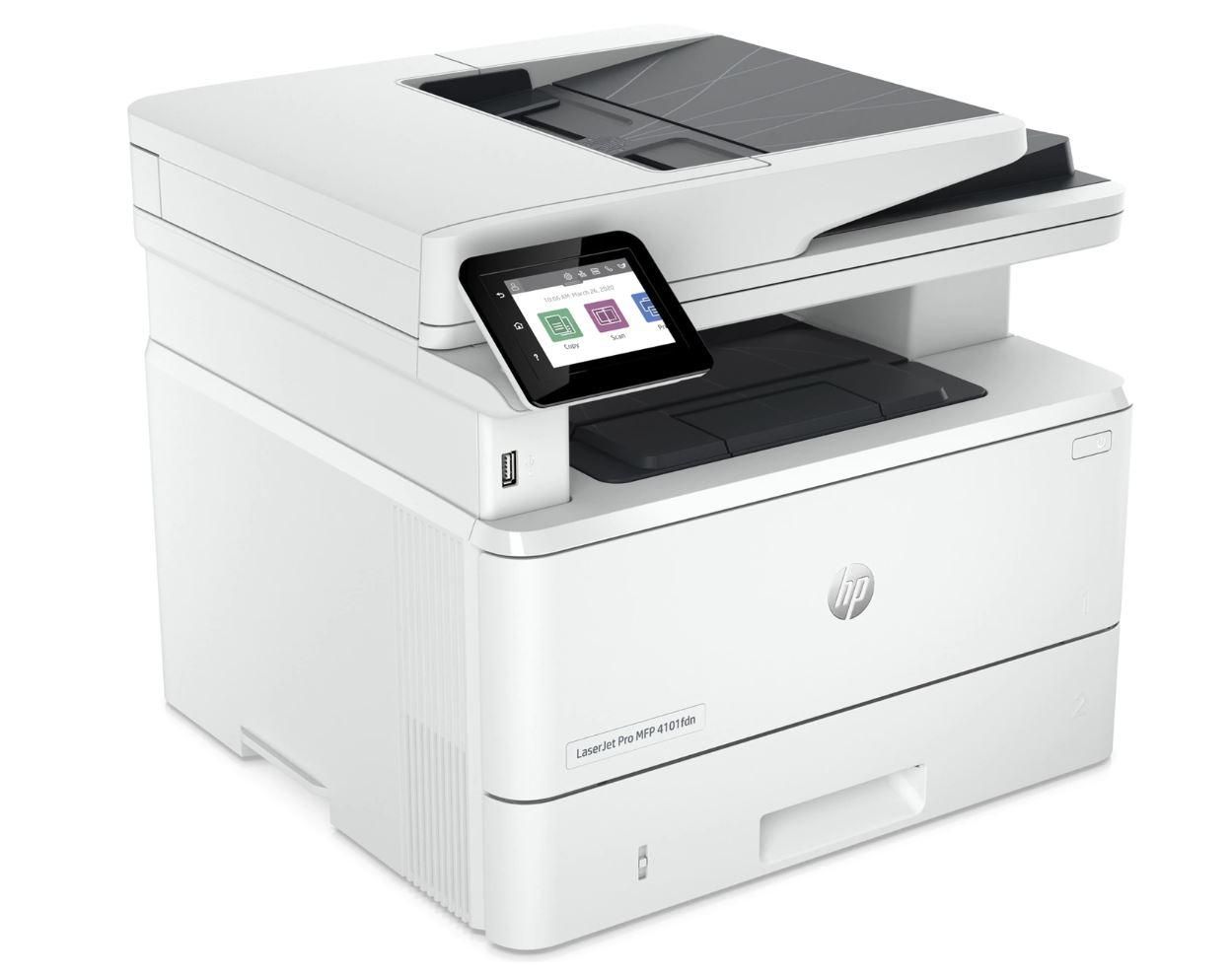Imprimanta laser monocrom HP 4102FDWE, A4, duplex, ADF, USB 2.0, Wi-Fi, 40 ppm