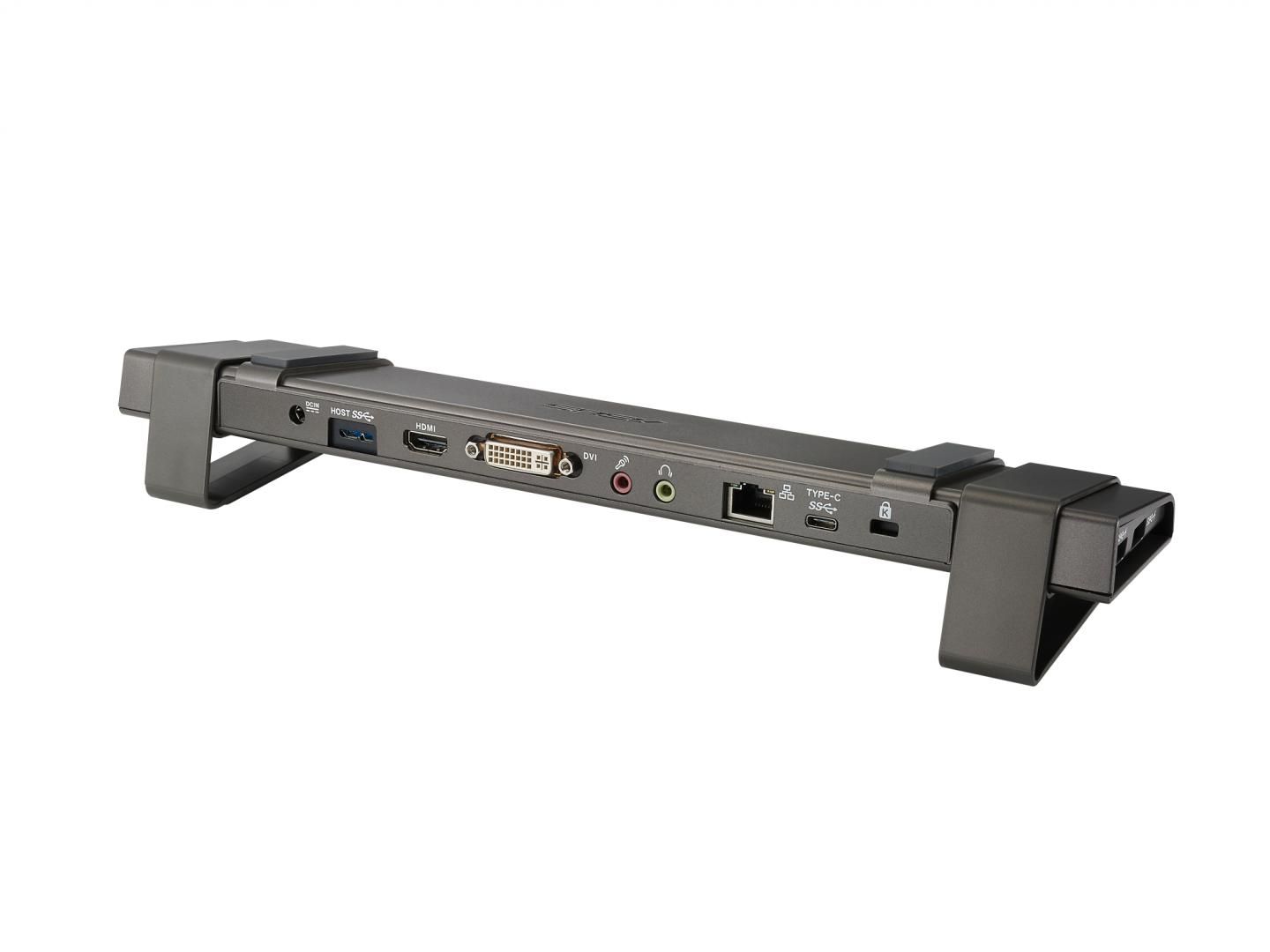 ASUS Docking Station HZ-3B, Ports: 4x USB 3.0/ 1x HDMI/ 1xDVI/ 1x Gigabit LAN/ 1x Mic/ 1x Headph,  65W, 335x65.65x24mm, 290g, Black_1