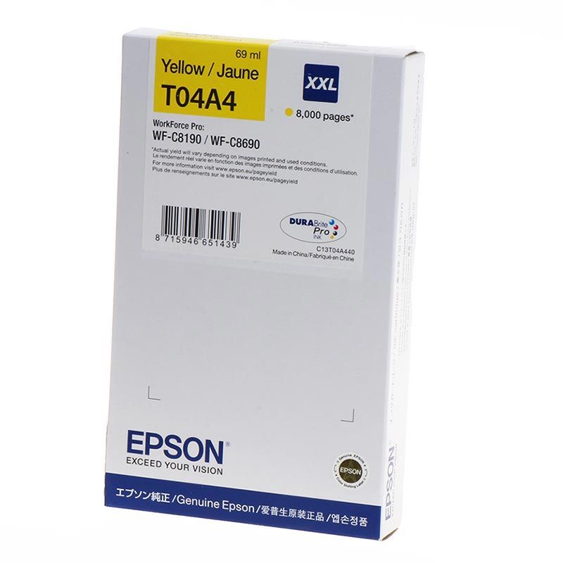 Cartus cerneala Epson C13T04A440 ,Galben ,8.000 pagini ,Original (C13T04A440)