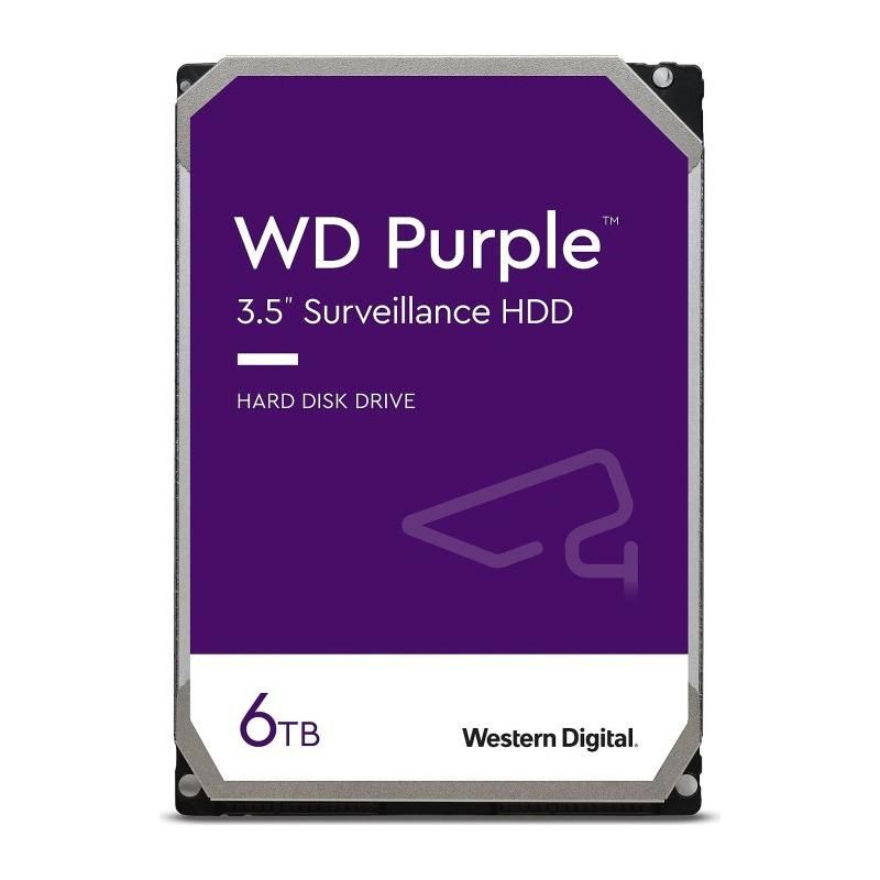 HDD intern WD, 3.5 , 6TB, PURPLE, SATA3, IntelliPower (5400rpm),  256MB, Surveillance HDD