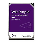 HDD intern WD, 3.5 , 6TB, PURPLE, SATA3, IntelliPower (5400rpm),  256MB, Surveillance HDD