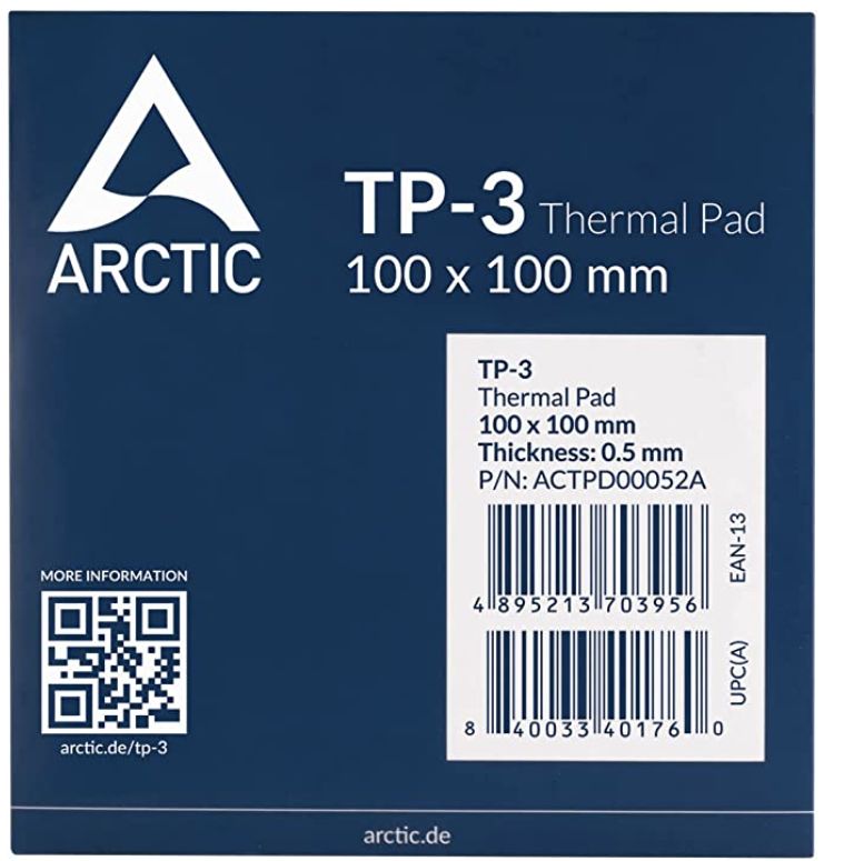 PAD Termic - TP-3, 100x100mm, 0.5mm - 1 Pack_2
