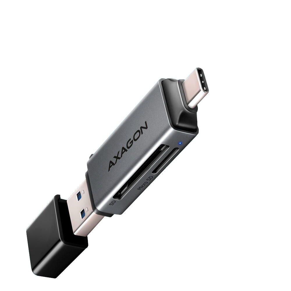 Cititor carduri Axagon CRE-DAC SUPERSPEED USB-C + USB-A_2