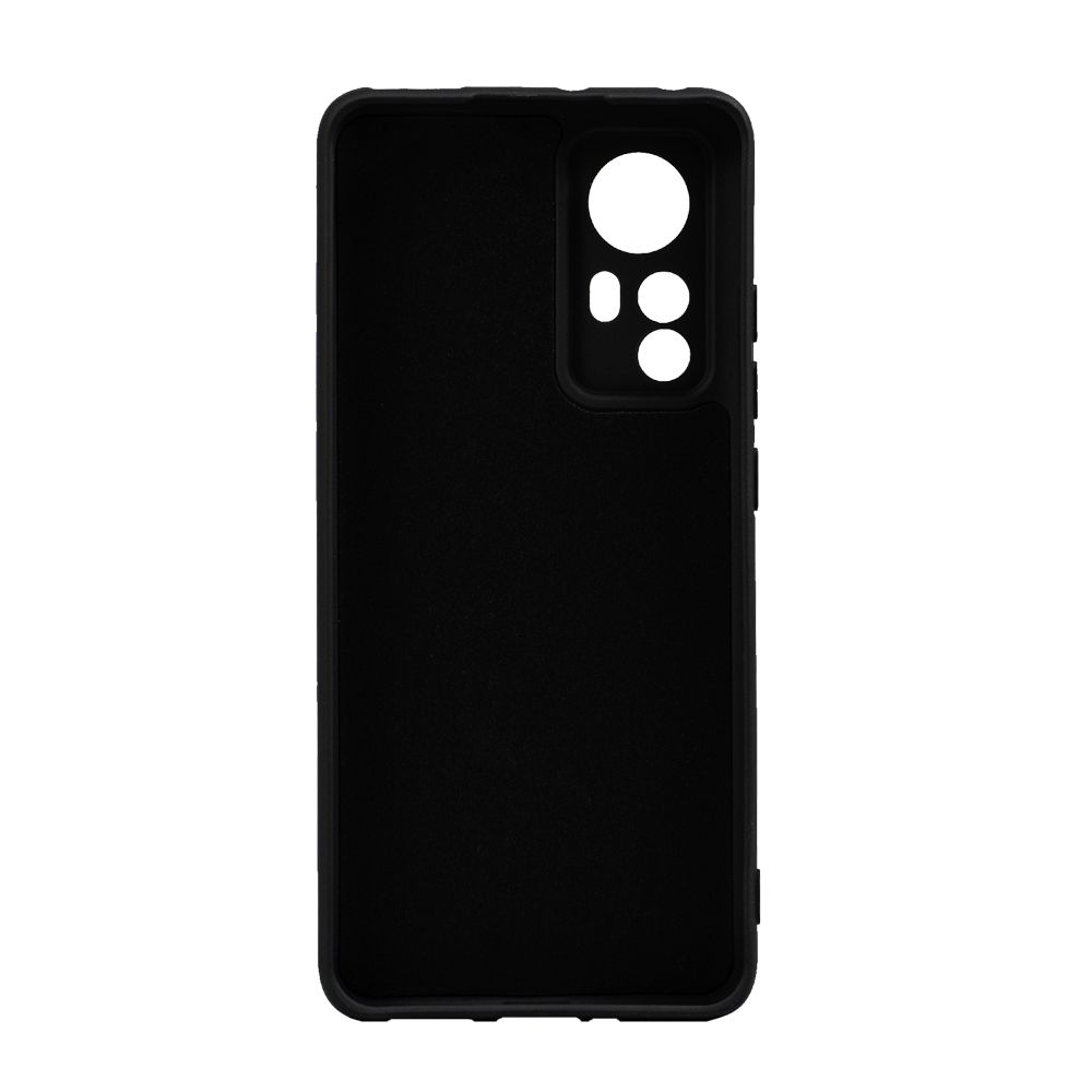 HUSA SMARTPHONE Spacer pentru Xiaomi 12 Pro, grosime 2mm, material flexibil silicon + interior cu microfibra, negru  SPPC-XI-12P-SLK 