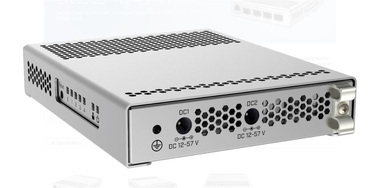 MIKROTIK CRS305-1G-4S+OUT Switch 1x RJ45 1000Mb/s 4x SFP+ IP66_1