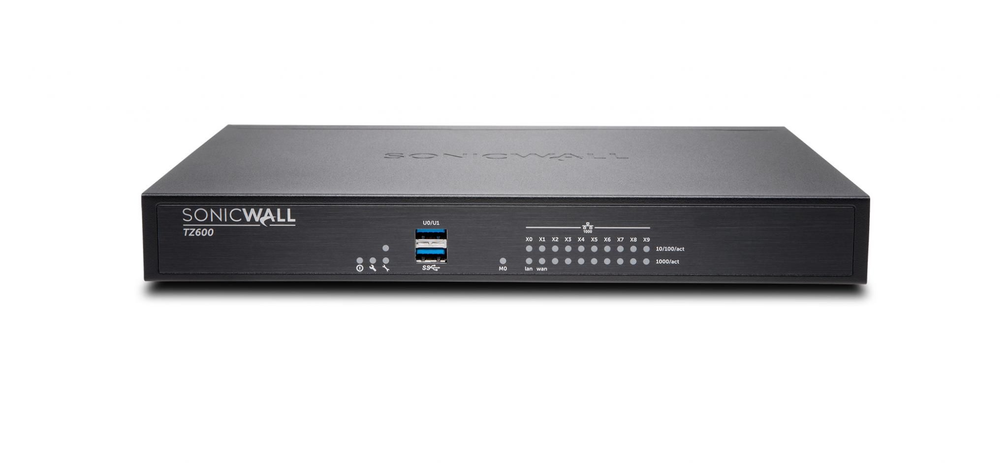 Firewall SonicWall model TZ600, porturi: 8x1-GbE, 1xLAN, 1xWAN ,throughput: 500 Mbps DPI, 200 Mbps DPI SSL, 1 slot expansiune, 1 portconsola, 2 porturi USB, secure power, pana la 150 utilizatori, necesitalicenta aditionala servicii securitate_4